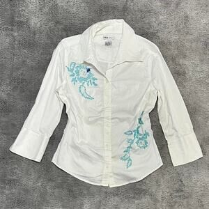 Island republic embroidered long sleeve